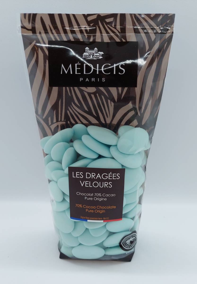 Dragées chocolat bleu ciel Patisdécor 500 g