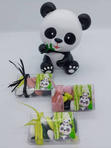 PANDA ETUI RECTANGLE AVEC STICKER