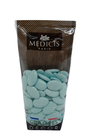 DRAGEES CHOCOLAT Bleu Lagon Mat