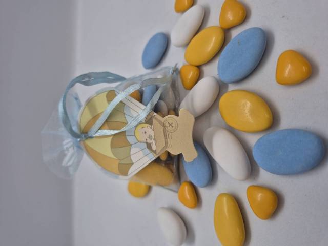 POCHON ORGANDI MONTGOLFIERE