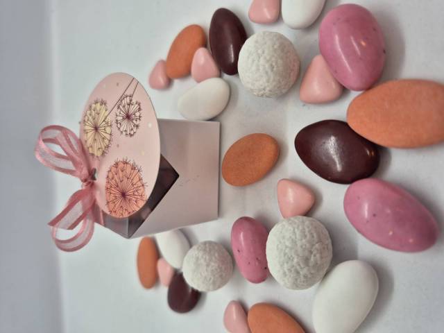 BOITE ALISEE FLEUR ROSE